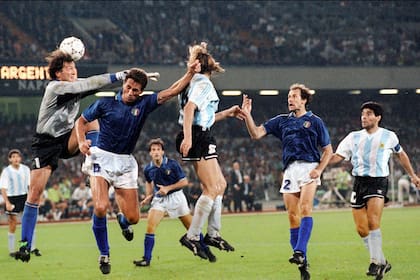 Argentina-Italia, en el Mundial 90, marcó un hito en la historia televisiva de aquel país.