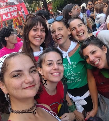 Ituño estuvo acompañada por militantes y la actriz Laura Azcurra