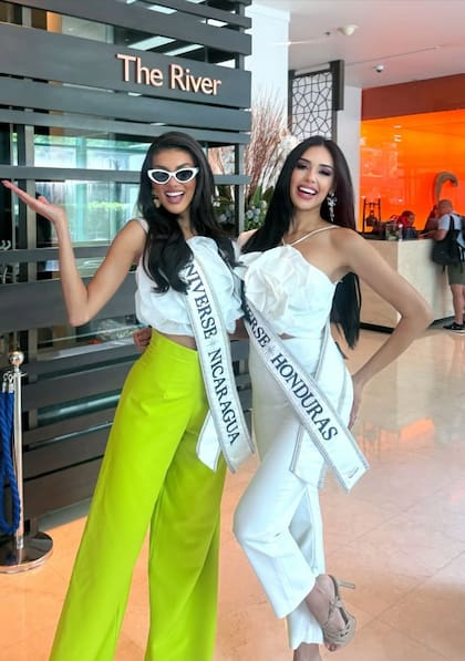 Itza Castillo convivió con otras reinas de belleza que participarán en Miss Universo, como Miss Honduras (Instagram/@itza__castillo)