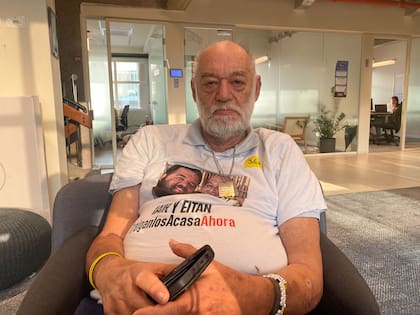 Itzik Horn, padre de los argentinos Eitan y Iair, el año pasado