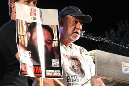 Itzik Horn, padre de uno de los argentinos secuestrados, Eitan Horn