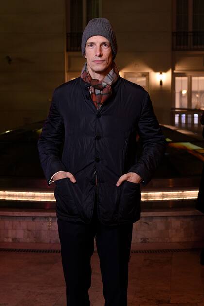 Iván de Pineda, ataviada para una invernal noche al aire libre