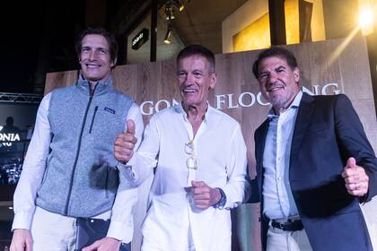 Iván de Pineda, Daniel Saramaga y Claudio Zuchovicki.