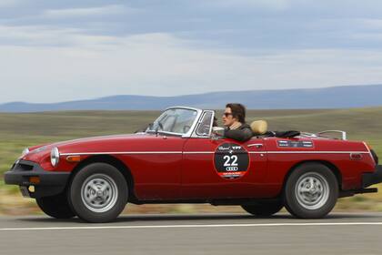 Iván de Pineda también participó de las 1000 Millas con un MGB de 1979