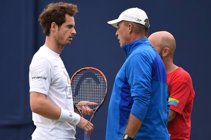 Ivan Lendl con su pupilo Andy Murray