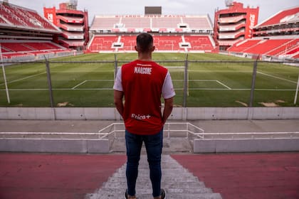 Iván Marcone, cuando llegó a Independiente, procedente de Elche; siempre manifestó ser hincha fanático del Rojo