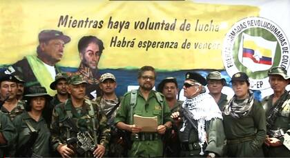 Iván Márquez y otros disidentes de las FARC anuncian la vuelta a las armas, en 2019  