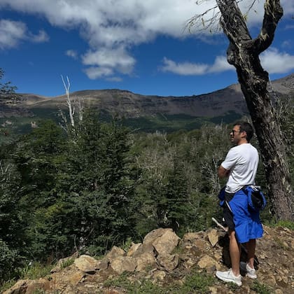 Ivana Figueiras disfrutando de los paisajes del sur (Foto: Instagram/@figueirasivana)