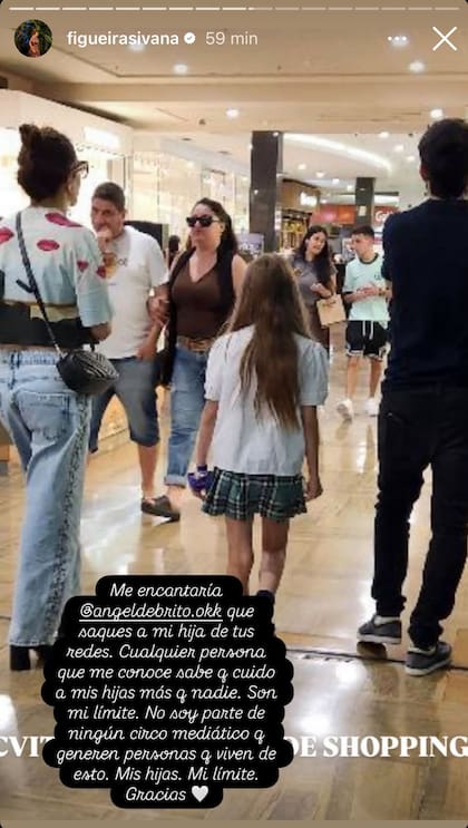 Ivana Figueiras solicita que no se difundan imagenes de sus hijas