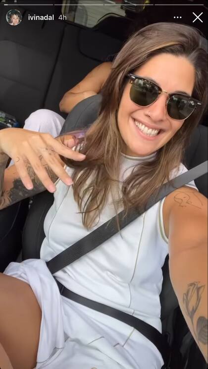 Ivana Nadal anunció que volverá unos días a la Argentina, después de decidir mudarse a Miami