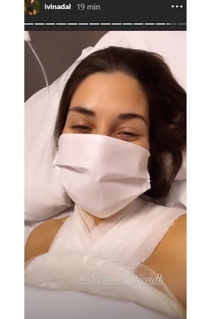 Ivana Nadal contó en sus stories que ya se hizo la operación correctiva de los implantes: "Todo salió bárbaro"