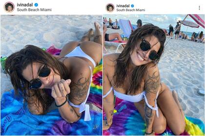 Ivana Nadal recibió el 2022 en Miami y decidió publicar un mensaje reflexivo en su Instagram