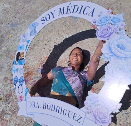 Ivana nunca dejó de soñar con recibirse de médica.