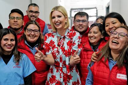 Ivanka Trump, en la organización Pro Mujer, que cuenta con financiamiento de la Casa Blanca