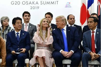 Ivanka Trump se sentó entre los líderes de los países del G20 durante la cumbre celebrada en Japón.