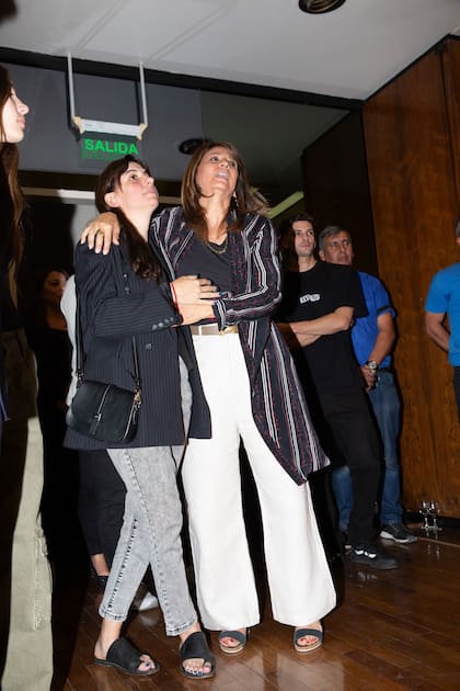 Ivonne Bordeu con su hija, Gimena Macri.