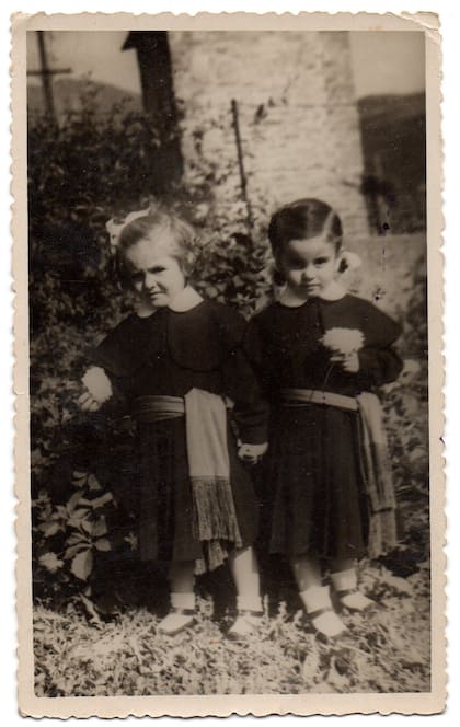 Izaskun en el jardín de infantes en el País Vasco.