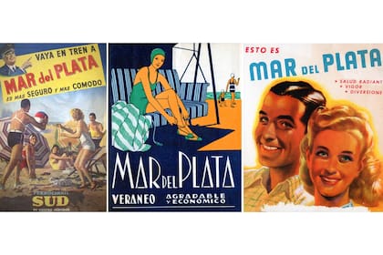 Folletos de los boletos combinados entre Ferrocarril del Sud y la Asociación de Hoteleros