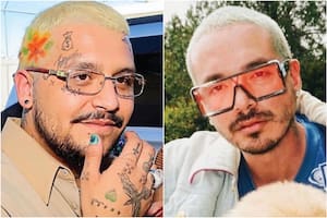 J Balvin señaló, entre risas a Nodal, por copiar su look y en redes sociales no perdieron la oportunidad de encender la discusión