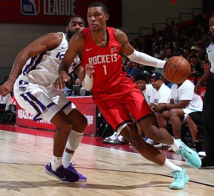 Jabari Smith no tuvo buenos porcentajes de tiro en la Summer League