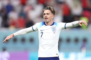 Jack Grealish convirtió en la goleada de Inglaterra y su festejo tuvo una dedicatoria muy especial
