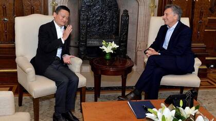 Ma se reunió con Mauricio Macri en China y en la Argentina 
