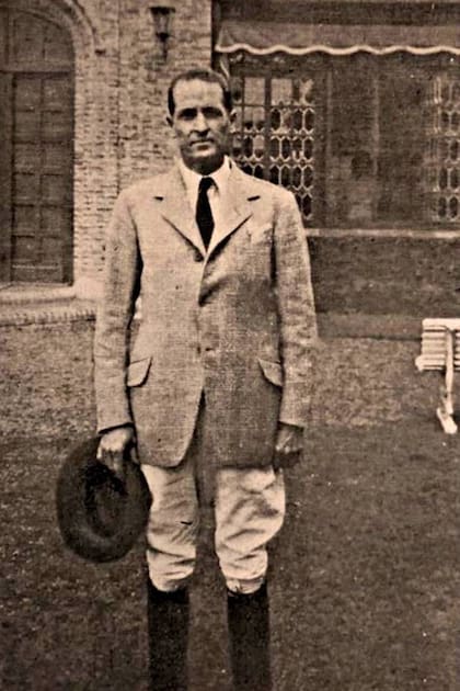 Jack Nelson en el Hurlingham Club en la década del 30