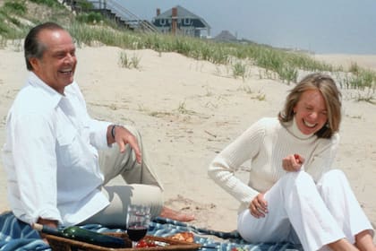 Jack Nicholson y Diane Keaton en la comedia romántica Alguien tiene que ceder