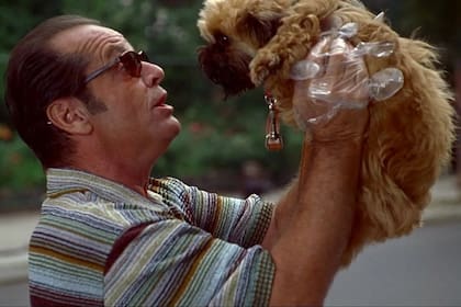 Jack Nicholson y el perro Verdell en Mejor Imposible