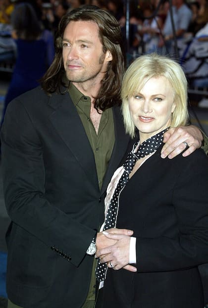 Jackman y su esposa, en el estreno de X-Men 2, en 2003