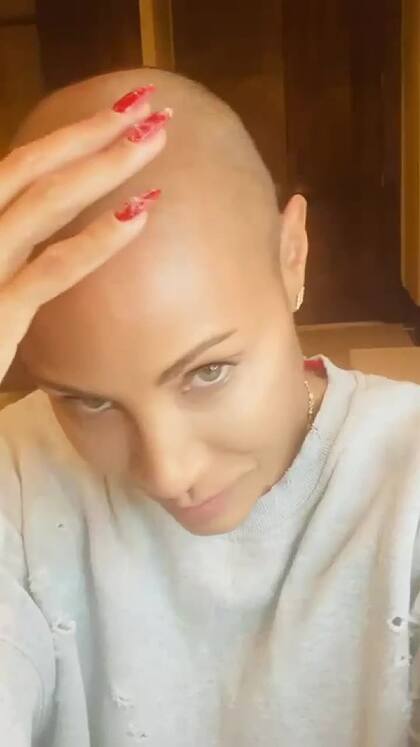 Jada Pinkett Smith habló sobre su alopecia en un video de Instagram