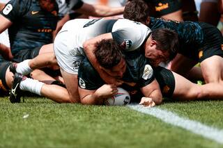 Otra vez desconcertante, Jaguares XV derrotó a Olimpia Lions y sigue buscando su identidad