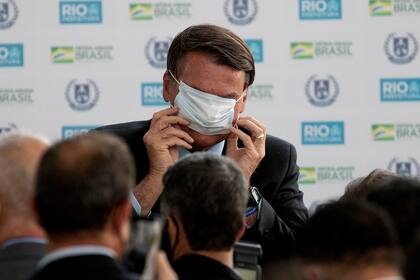 Bolsonaro se mostró feliz durante un evento público en Río de Janeiro