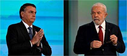 Jair Bolsonaro y Luiz Inácio Lula da Silva