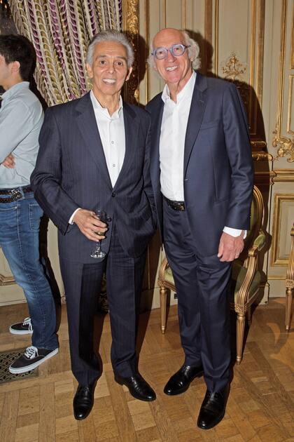 Jairo y Carlos Bianchi, amigos íntimos de cuando ambos vivían en Francia. 
