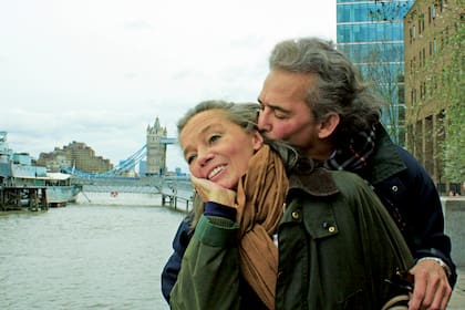 Jairo y su mujer en Londres, en abril de 2011, una de las ciudades favoritas de la pareja y de las que más veces visitaron desde que se casaron, en 1972