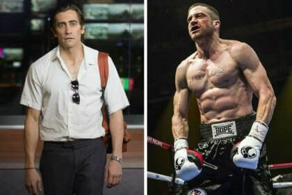 Jake Gyllenaal, el hombre de las mil caras: a la izquierda en Primicia mortal, a la derecha en Revancha