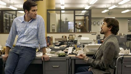 Jake Gyllenhaal y Robert Downey Jr. en Zodíaco