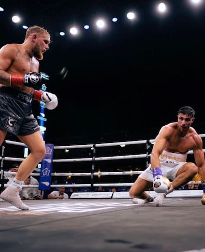 Jake Paul se enfrentó a Tommy Fury en febrero de 2023 (X @jakepaul)
