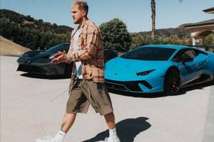 Jake Paul tiene una increíble colección de autos en su garaje de Los Angeles