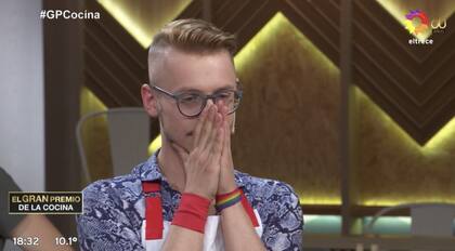 Jakub, participante del equipo rojo, es de Eslovenia y su plato porteño fue el mejor de la jornada.