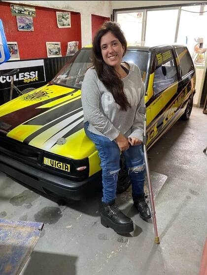 "Jamás le tuve miedo a los autos", dice Belén, que corre en la categoría Monomarca Fiat
