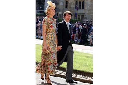 James Blunt junto a su mujer, listos para la boda real