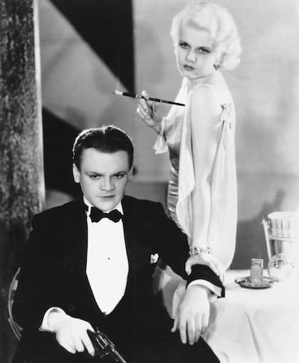 James Cagney y Jean Harlow, protagonistas de Enemigo público