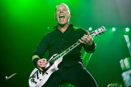 James Hetfield. Fotografía de Emiliano Rodríguez.