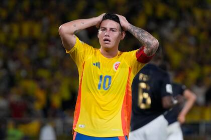 James Rodríguez, de Colombia (AP Foto/Fernando Vergara)