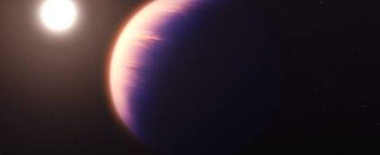 James Webb detectó CO2 en la atmósfera del exoplaneta WASP-39 b 