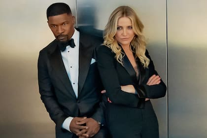Jamie Foxx y Cameron Diaz en De vuelta a la acción