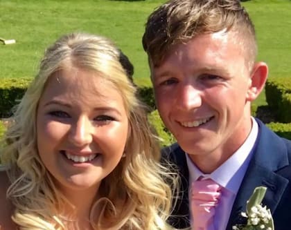 Jamie utilizó el dinero de la lotería para armar una boda con su pareja, Danielle