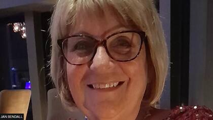 Jan Bendall, una pasajera del Spirit of Discovery